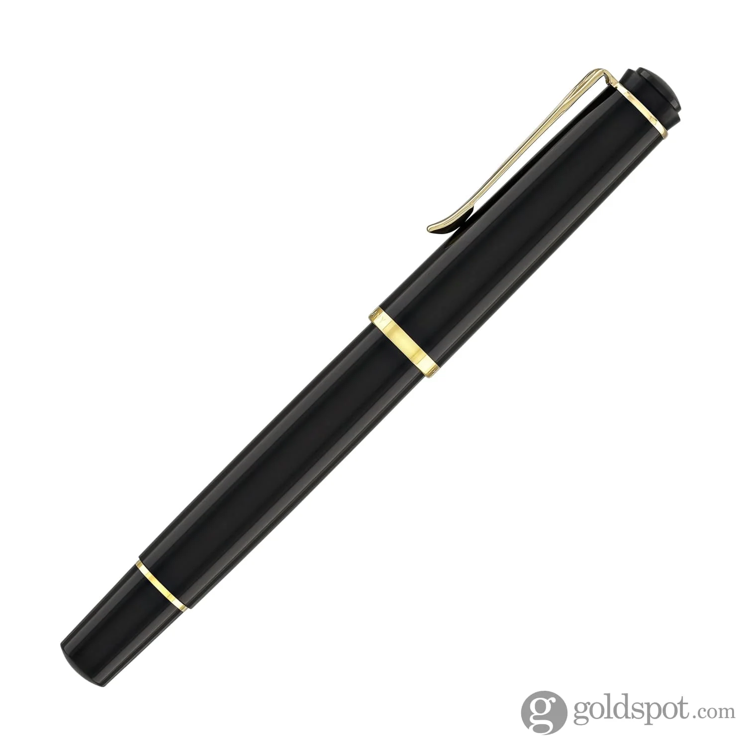 Pelikan M200 Fountain Pen in Black with Gold Trim - Broad Point - Image 5