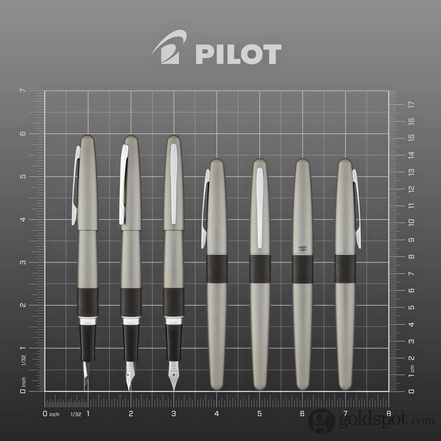 Pilot Metropolitan Animal Fountain Pen in Lizard Matte Bronze - Image 8