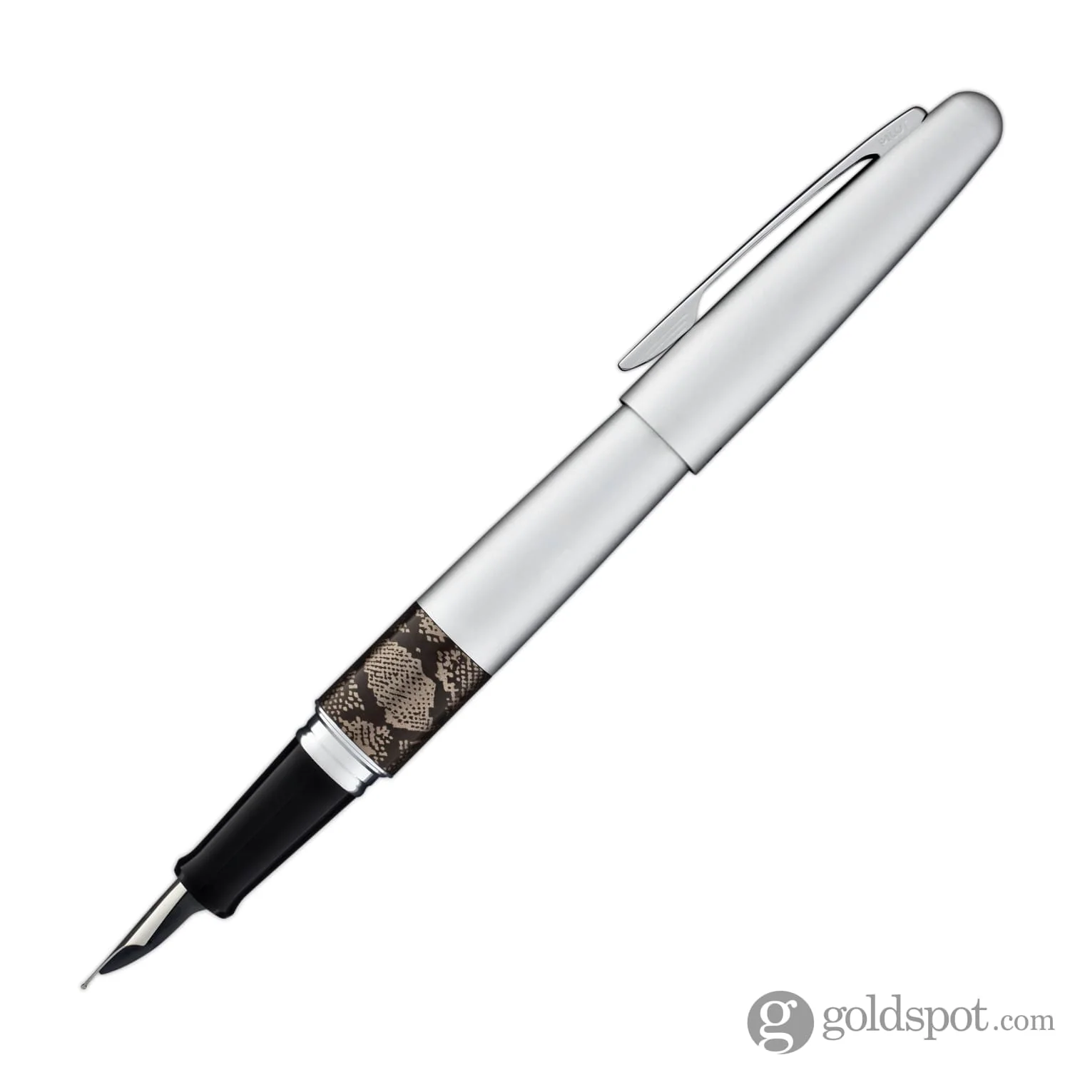 Pilot Metropolitan Animal Fountain Pen in Python Matte Silver - Image 3