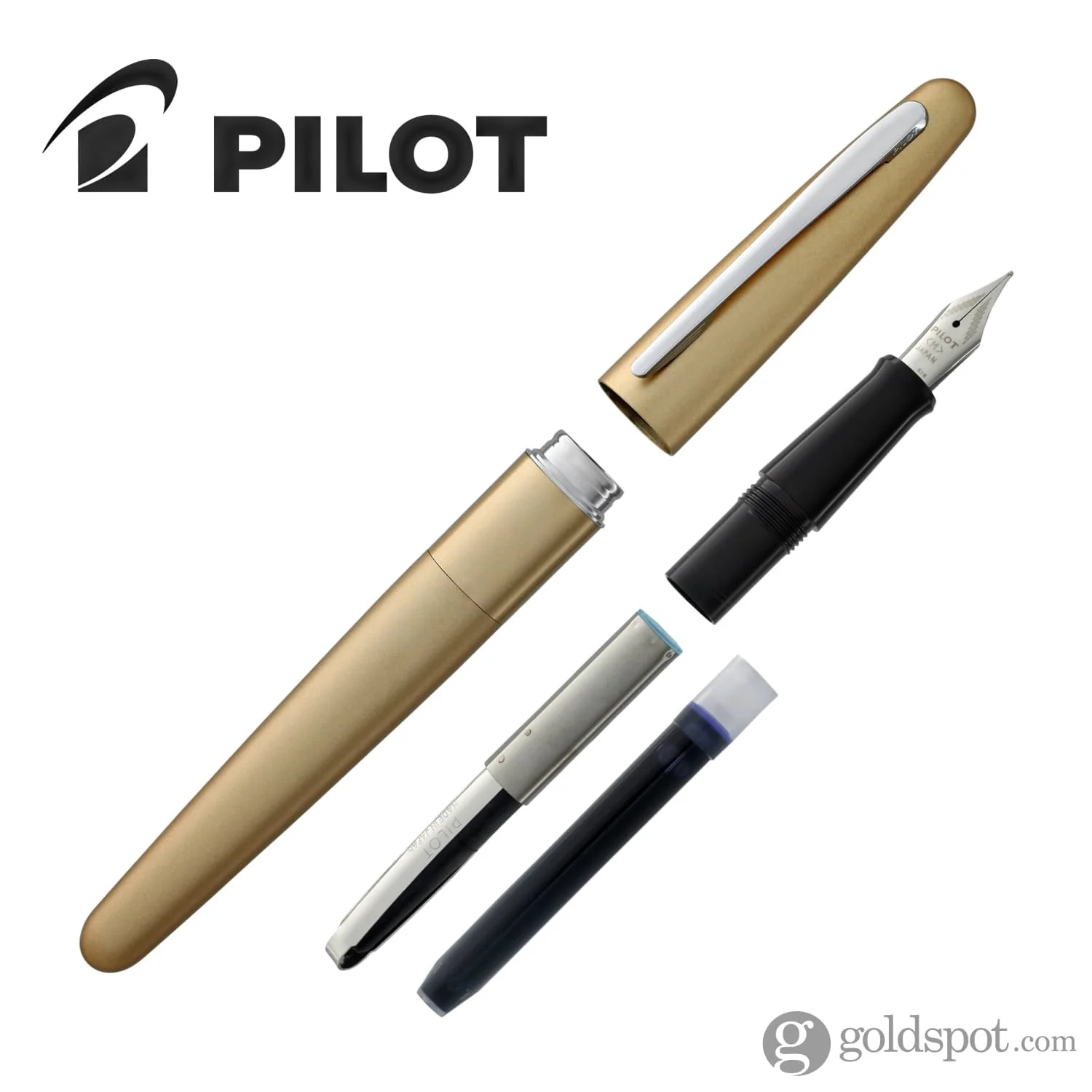 Pilot Metropolitan Classic Fountain Pen in Gold - Image 7