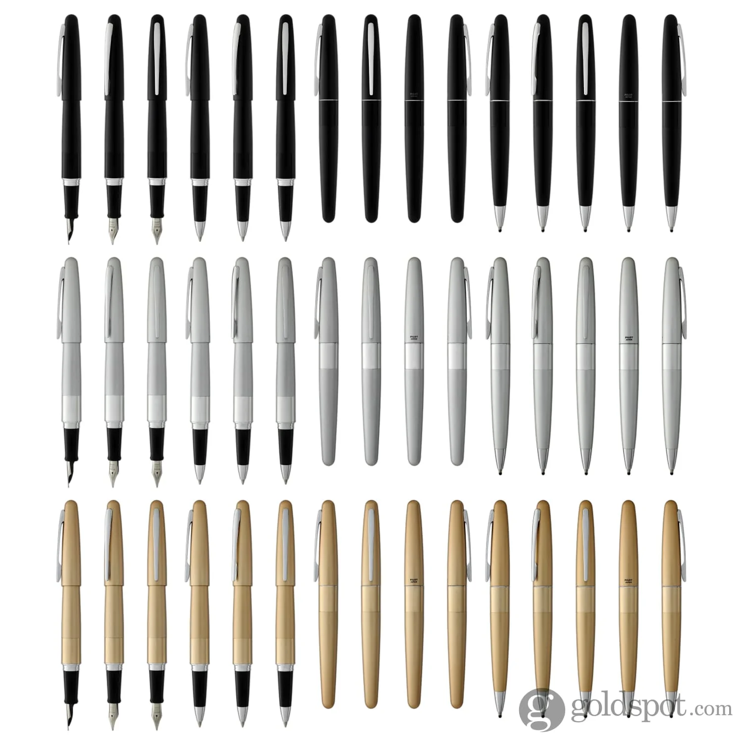 Pilot Metropolitan Fountain Pen in Silver - Medium Point - Image 10