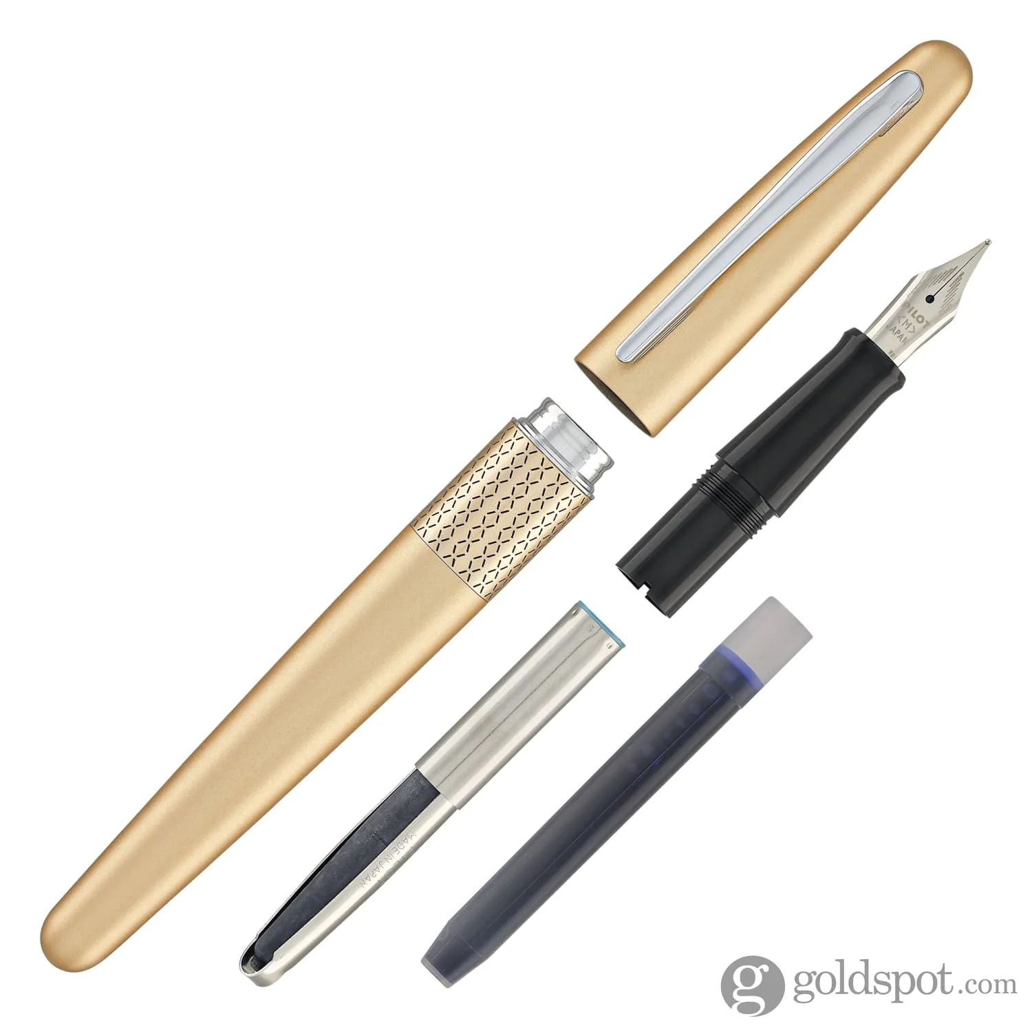 Pilot Metropolitan Zig Zag Gold Fountain Pen - Medium Point - Image 7