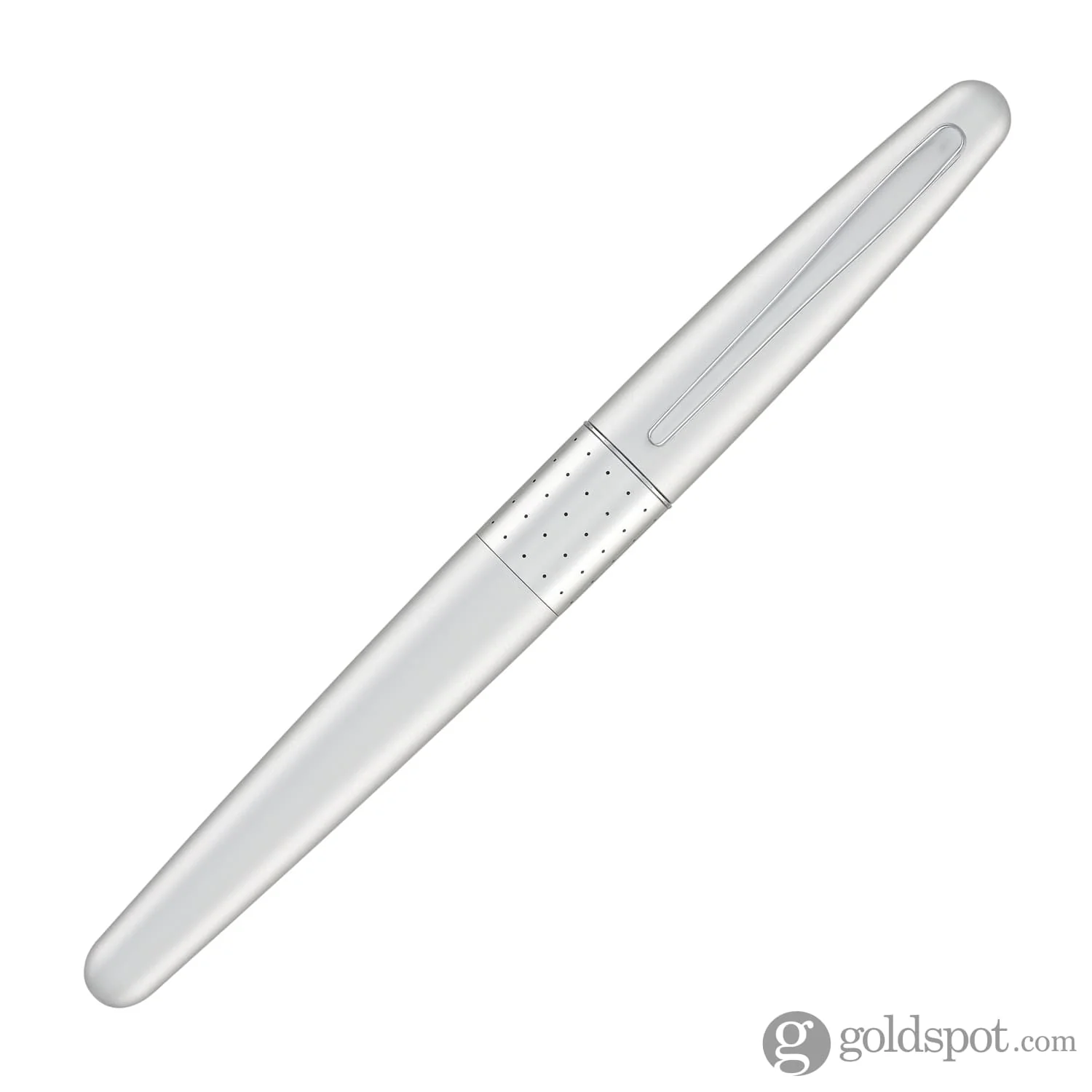 Pilot Metropolitan Fountain Pen in Silver with Dot Pattern - Medium Point - Image 4