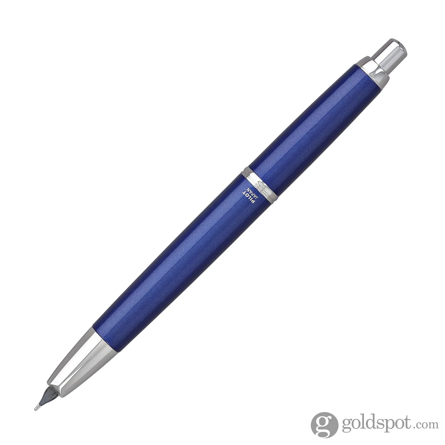 Pilot Vanishing Point Decimo Fountain Pen in Navy - 18K Gold - Image 4