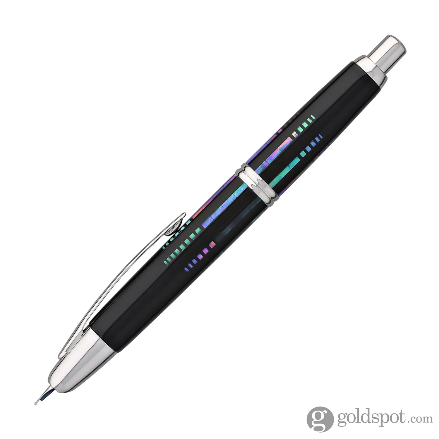 Pilot Vanishing Point Fountain Pen in Raden Water - 18K Gold Medium Point - Image 3