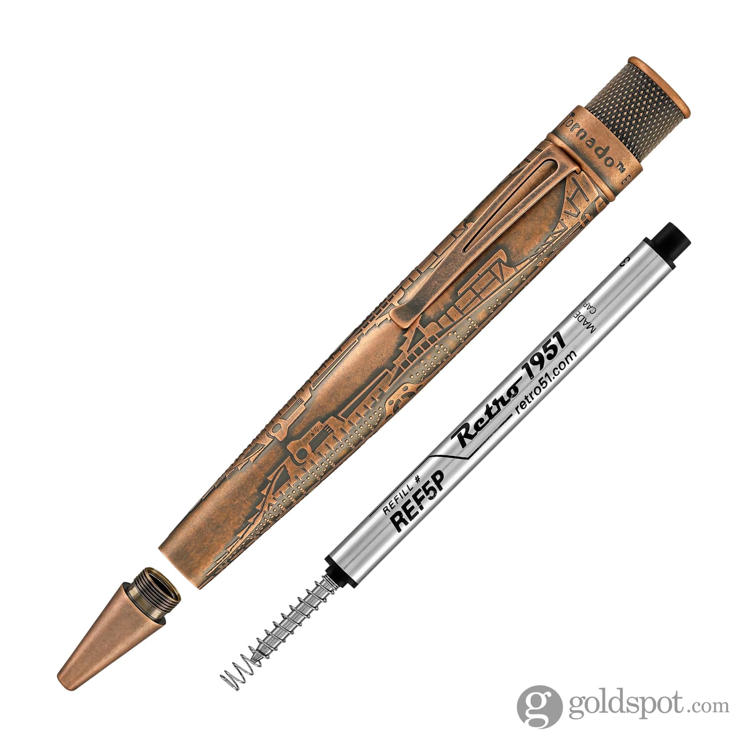 Retro 51 Tornado Big Shot Rollerball Pen in Nautilus - Image 5