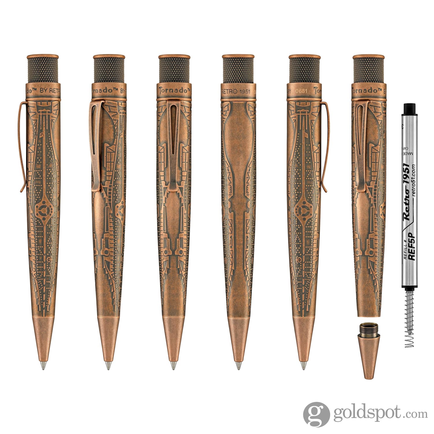 Retro 51 Tornado Big Shot Rollerball Pen in Nautilus - Image 6