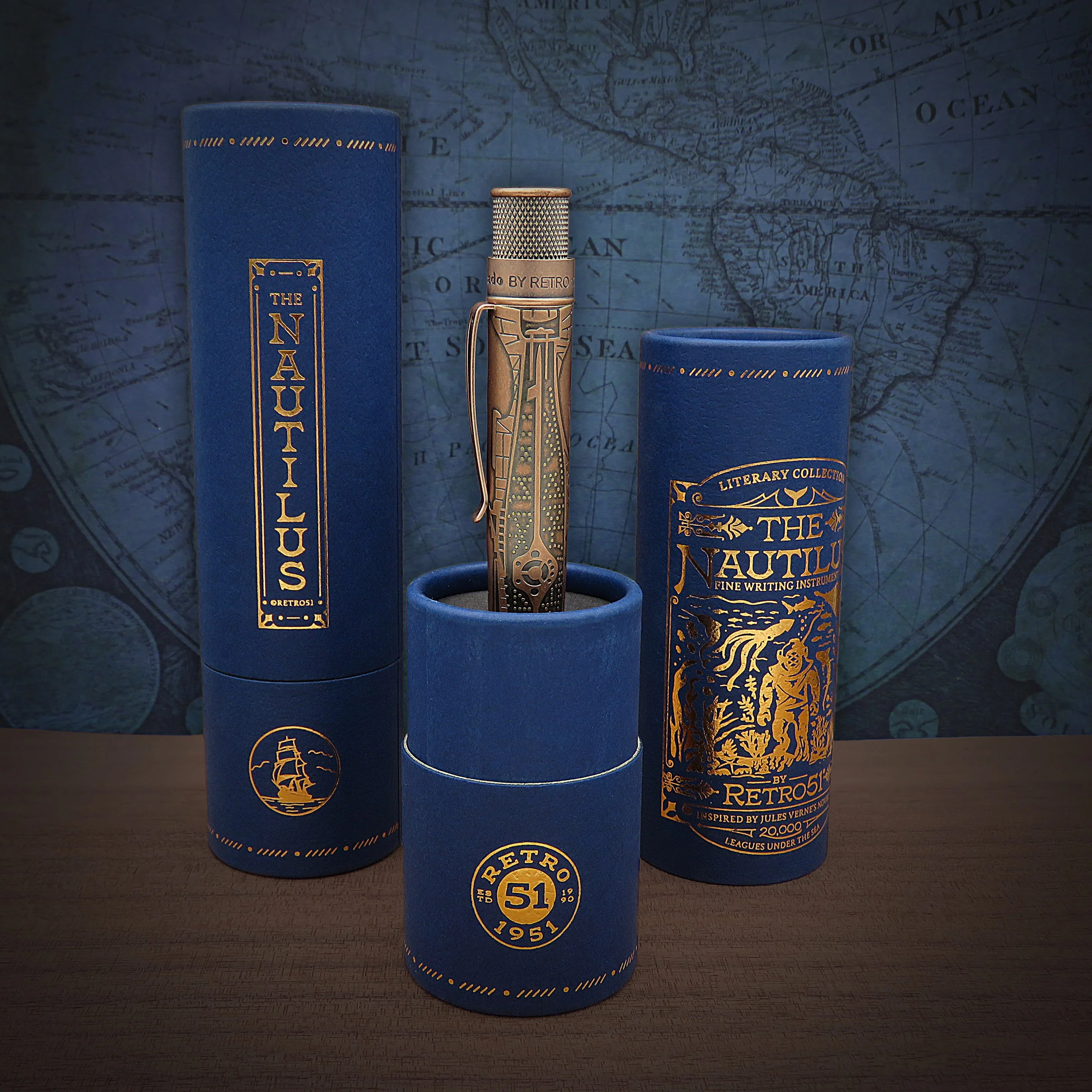 Retro 51 Tornado Big Shot Rollerball Pen in Nautilus - Image 7