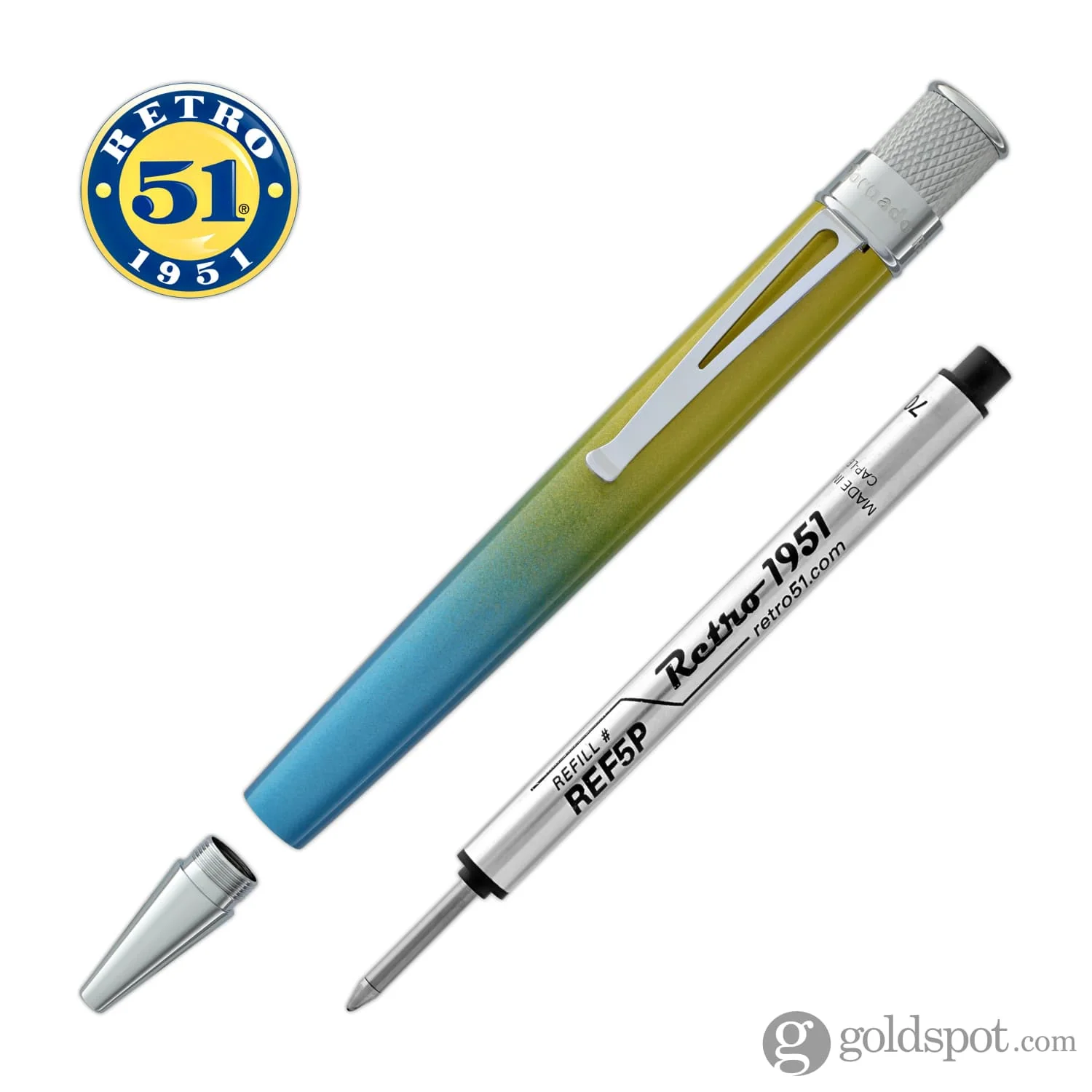 Retro 51 Tornado Rollerball - Ombre Blue Hawaii - Image 6