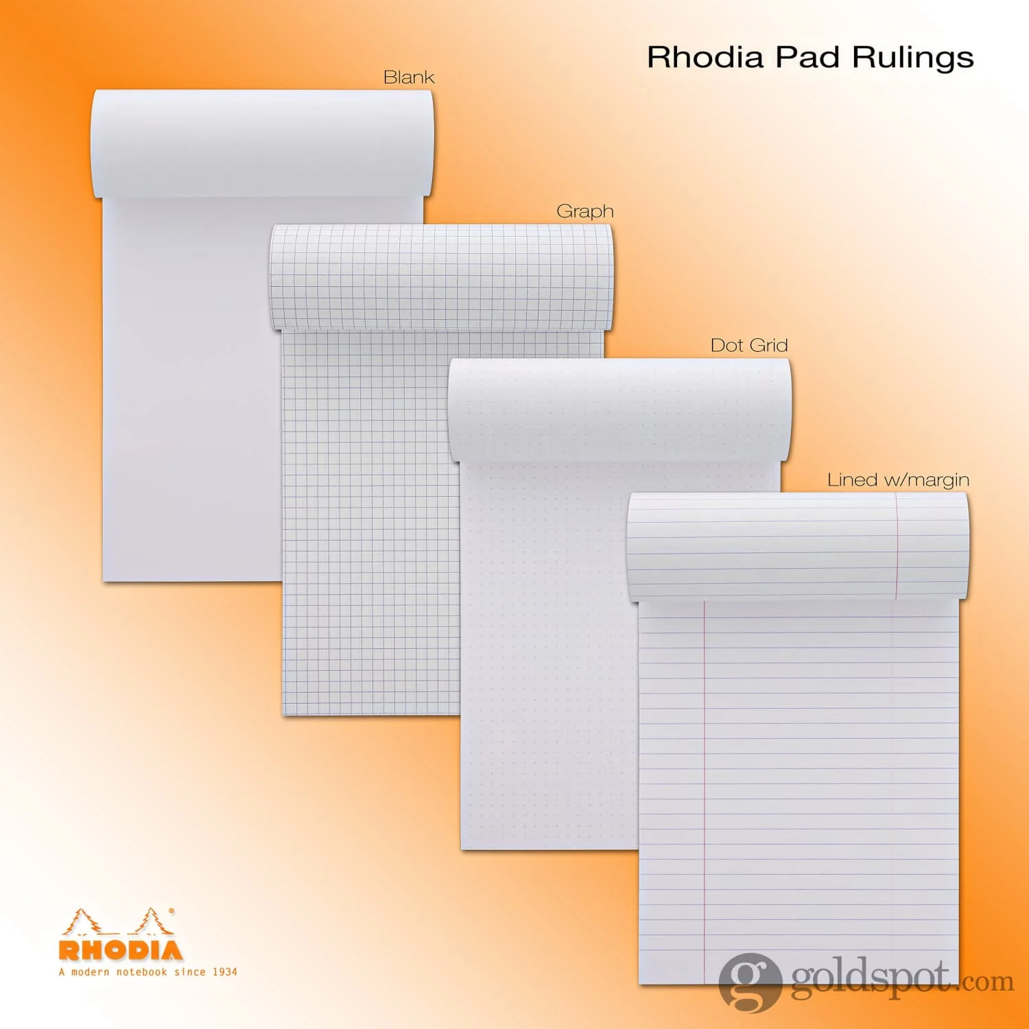 Rhodia Staplebound Graph Paper Notepad in Black - 5.75 x 5.75 - Image 4