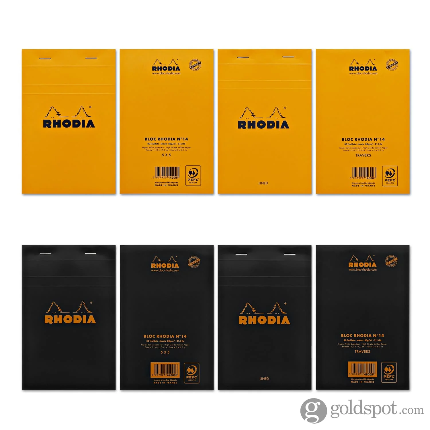 Rhodia Staplebound Graph Paper Notepad in Black - 5.75 x 5.75 - Image 5