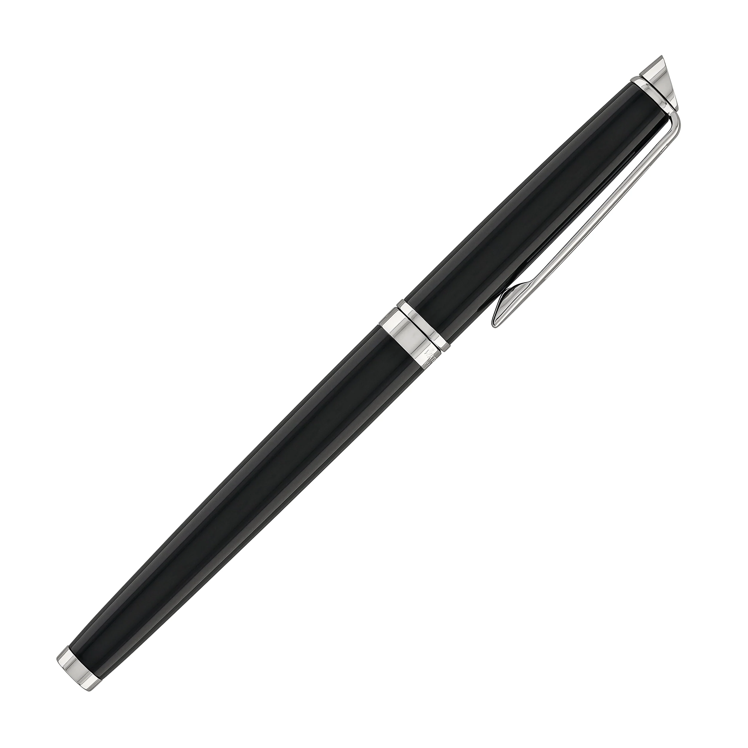 Waterman Hemisphere Rollerball Pen in Black with Chrome Trim - Image 6