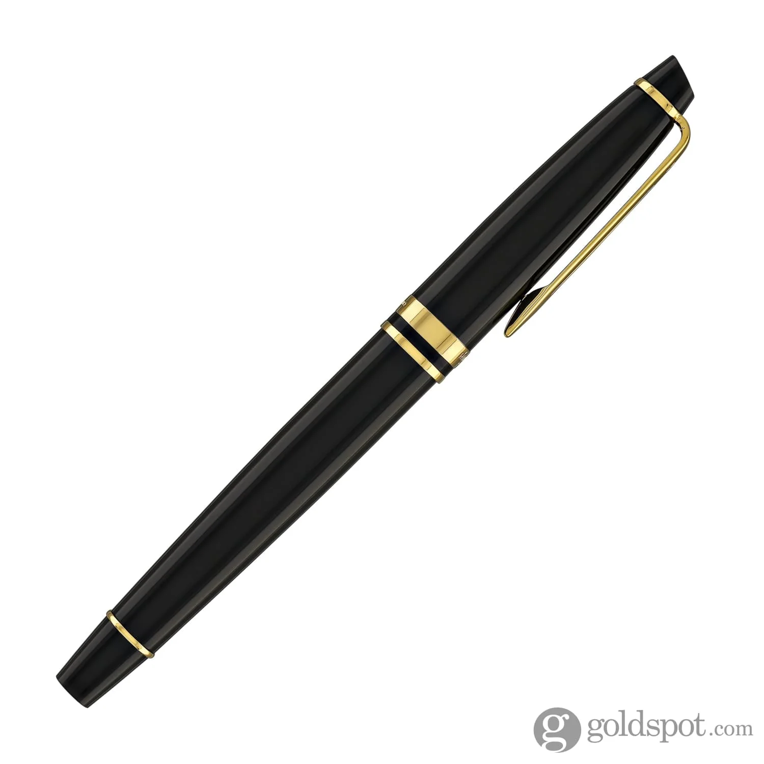 Waterman Expert Rollerball Pen in Black with Gold Trim - Image 6